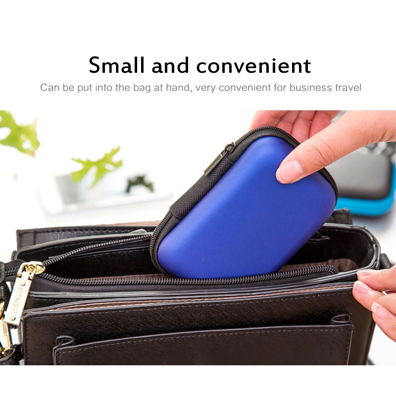 Earphone Storage Bag Mobile Phone Data Cable Charger Storage Box Earphone Bag Digital Storage Finishing Bag OW