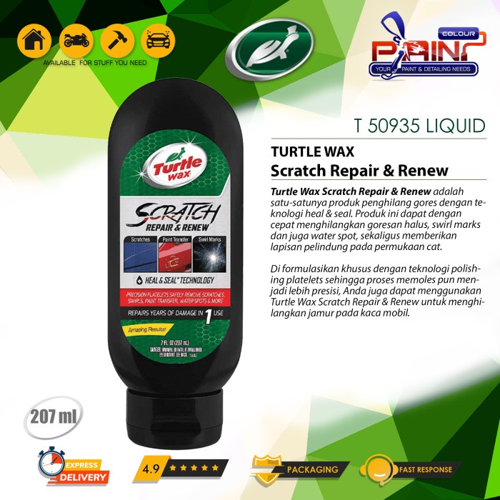 TURTLE WAX Scratch Repair N Renew T-50935 7oz 207mL