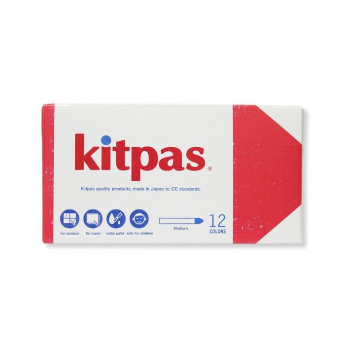 

(PERALATAN MENGGAMBAR) KITPAS CRAYON ORIGINAL JAPAN - 12 COLORS COD