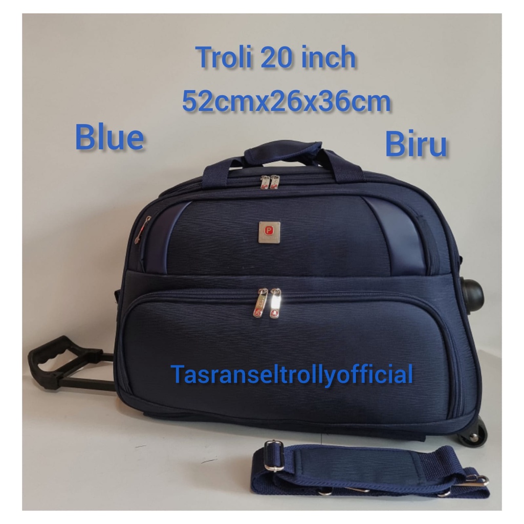 Tas Pakaian Troli Polo Interclub 52cmx26x36cm ukuran medium original8