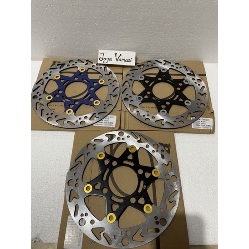 Piringan cakram depan  disc datar model star panah uk 220mm motor honda bebek
