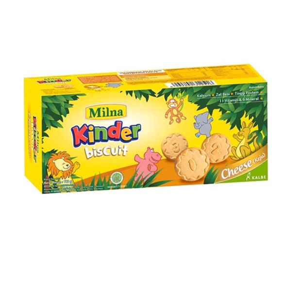 MILNA BISKUIT BAYI 6+ 130g / UNTUK 6 BULAN KEATAS BABY FINGER 8+ bubur bayi mpasi milna puff