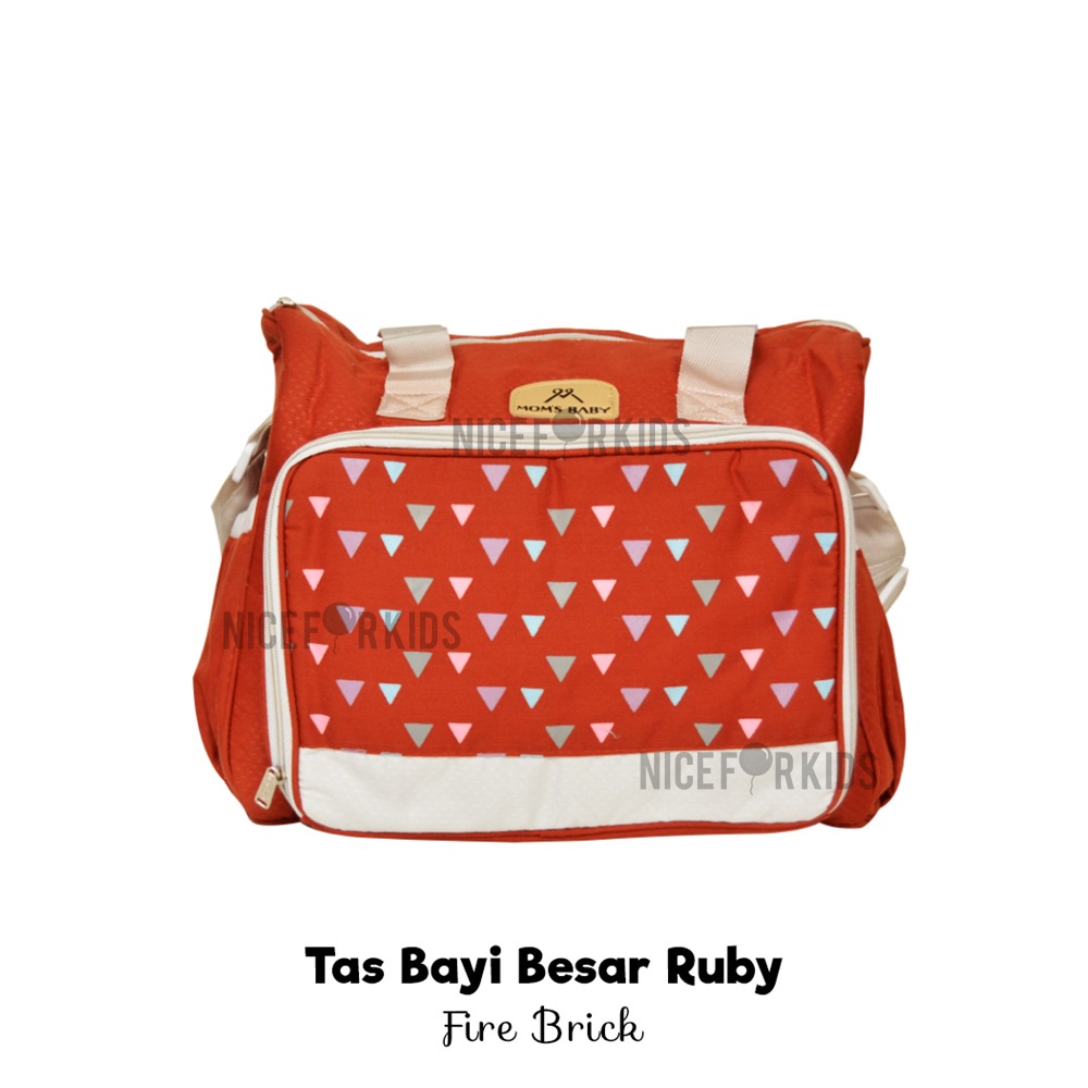 Mom's Baby Tas Bayi Besar Ruby Series MBT3041 / Tas Perlengkapan Bayi / Tas Baju Bayi