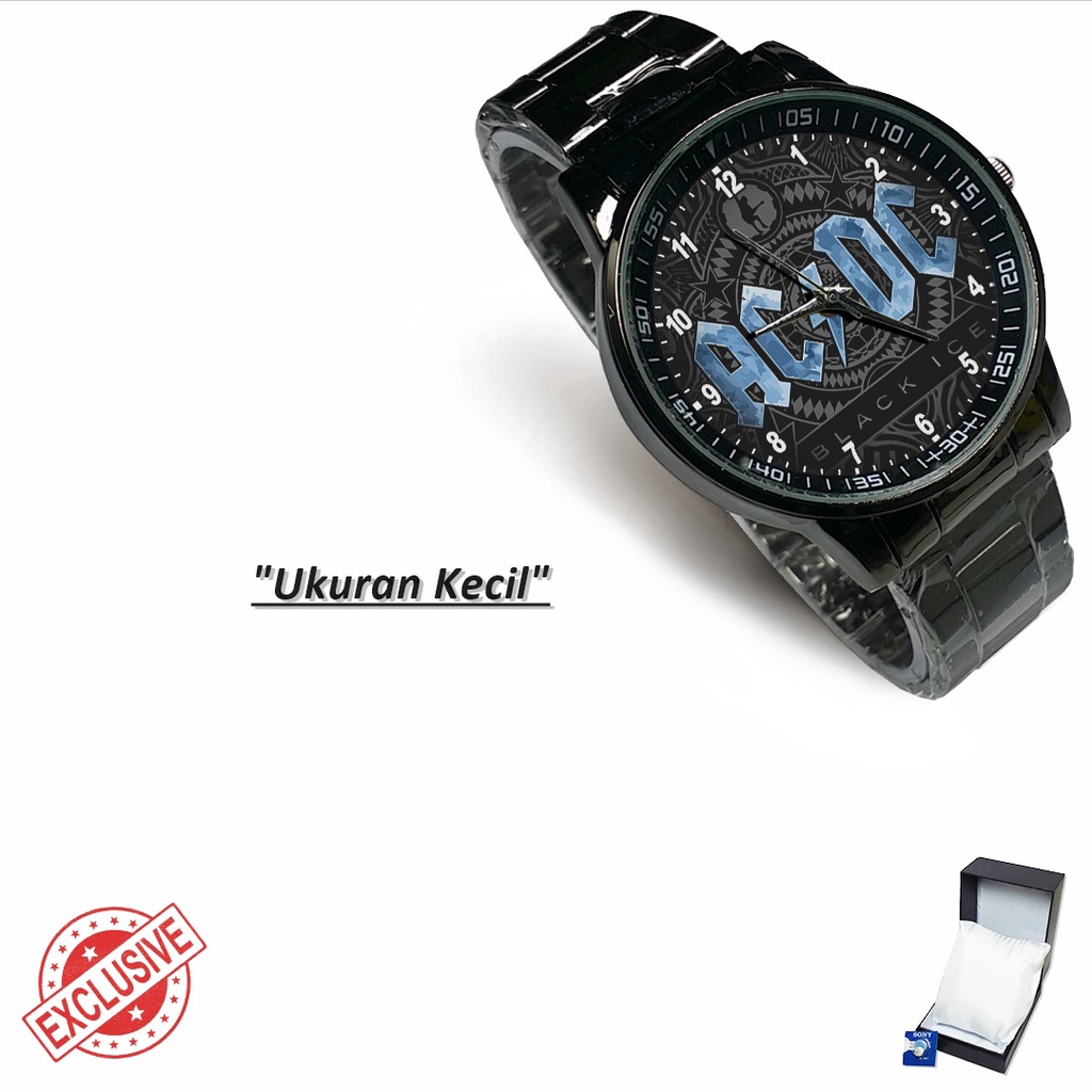 Jam Tangan Rantai Couple AC/DC BAND - 2 (Awesome)