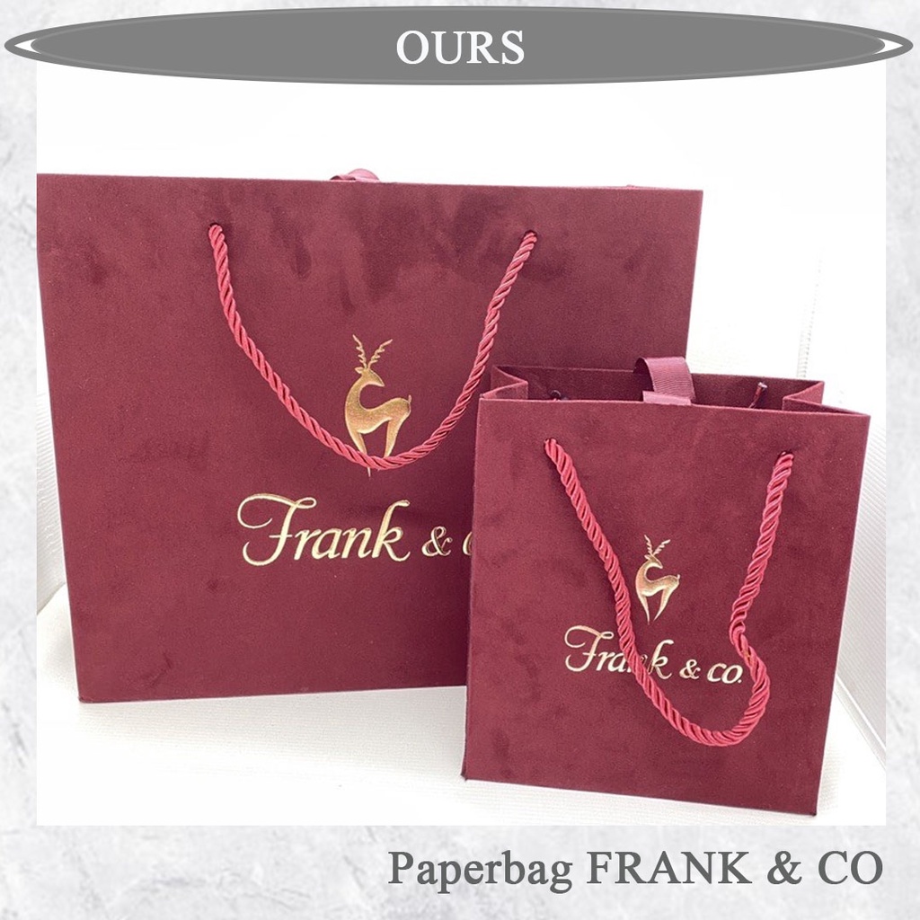 

PAPERBAG FRANK N CO BAHAN BLUDRU TERBARU