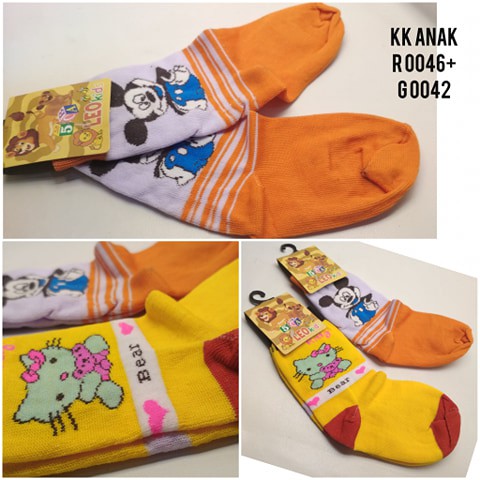 Kaos kaki motif anak / kaos kaki anak-anak pria dan wanita