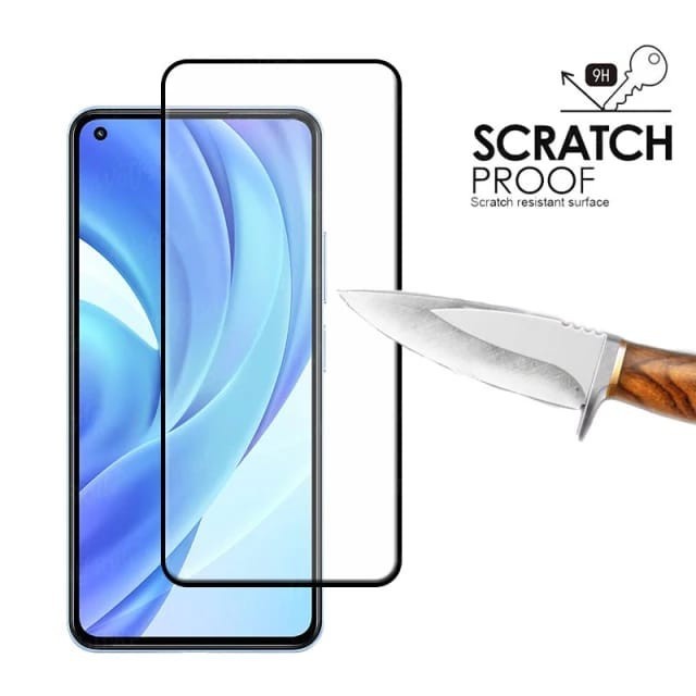 XIAOMI 12 LITE 5G / MI 11 LITE TEMPERED GLASS FULL COVER ANTI GORES KACA