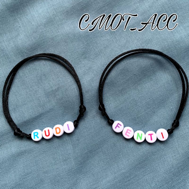 GELANG NAMA HURUF WARNA