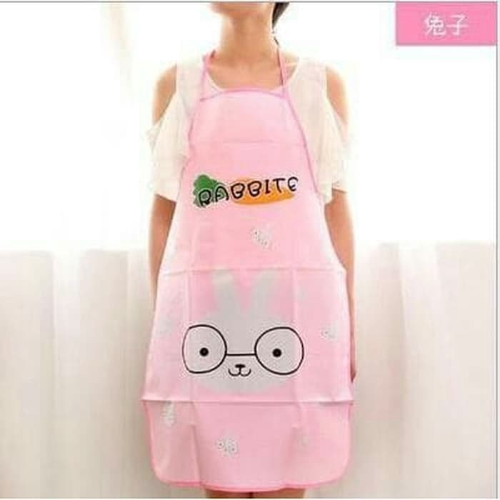 Celemek Plastik Karakter Celemek PVC Celemek Waterproff Apron Masak