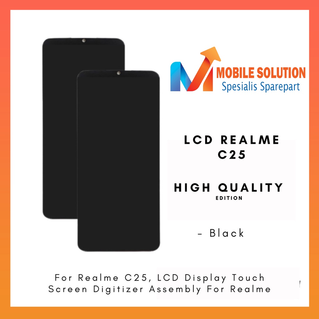 Grosir LCD Realme C25 / LCD Realme C11 / LCD Realme C15 Qualcomm Fullset Touchscreen - Parts Kompatible Dengan Produk Oppo