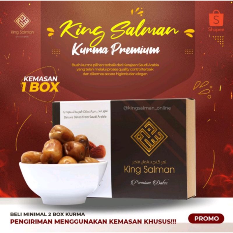 

kurma king salman premium asli vip 1box fresh