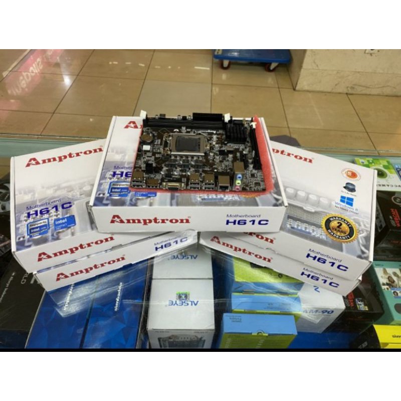 MOTHERBOARD AMPTRON H61 C LGA 1155