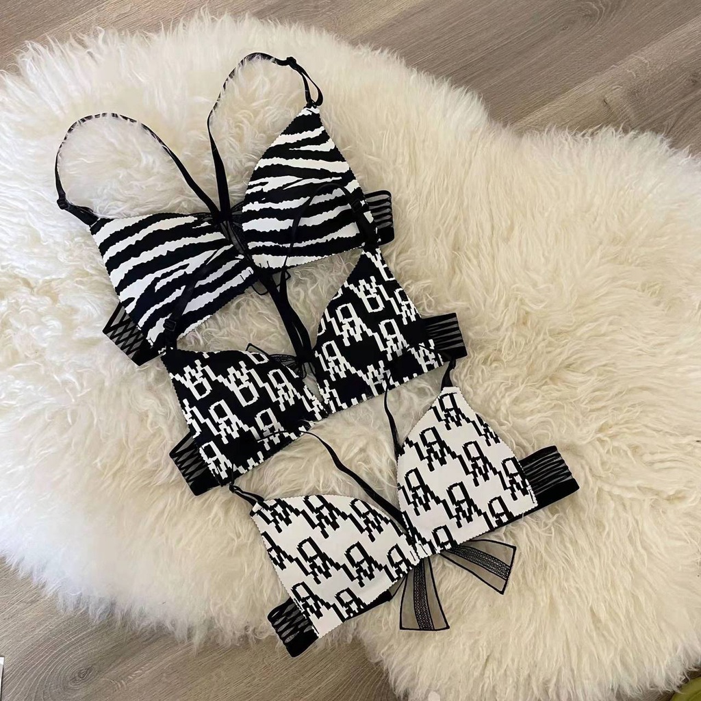 Lovefashion - Sexy Bra Kancing Depan Dengan Simpul Pita Di Belakang Bra58