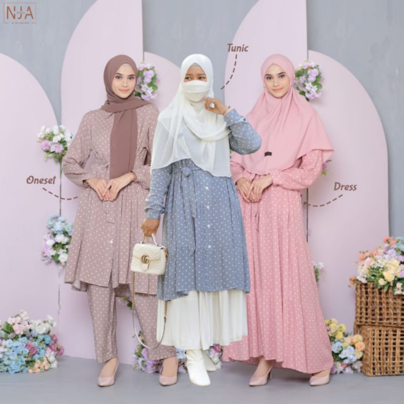Open PO Poppy Polka oneset,Tunic&Dress