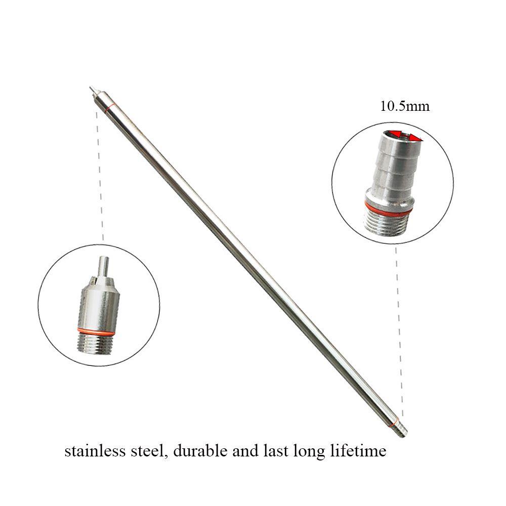 Suyo Alat Pengisi Botol Bir Panjang 13.7 &quot;(35cm) Bahan Stainless Steel Warna Silver