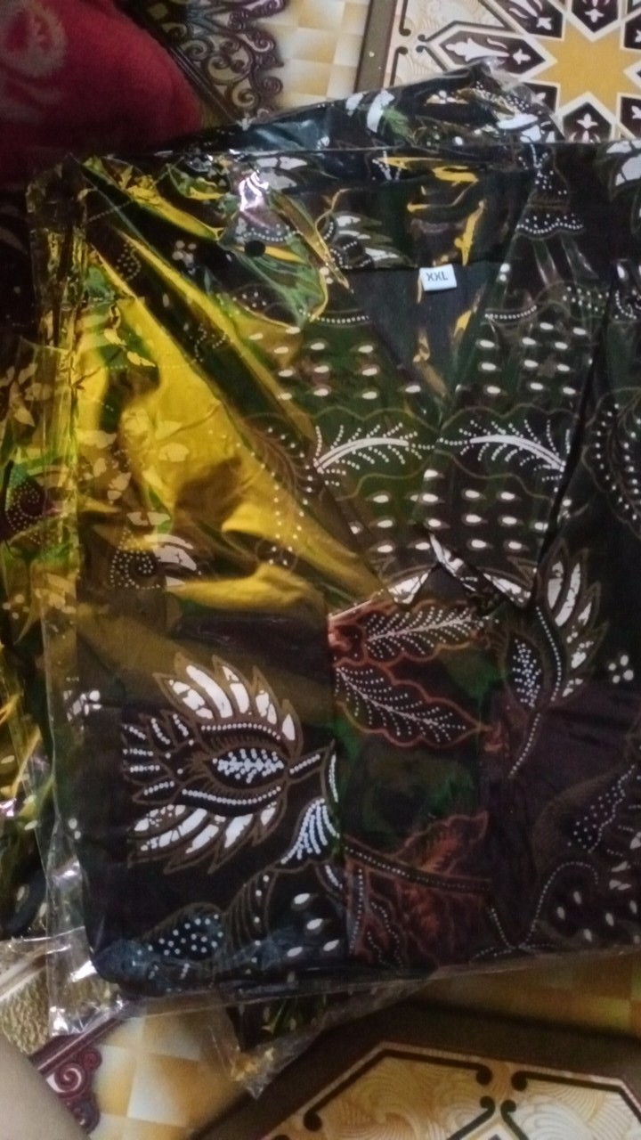 Arieswara Kemeja Batik Pria Lengan Panjang Bahan Katun Halus Full Furing By Batik Kanaya