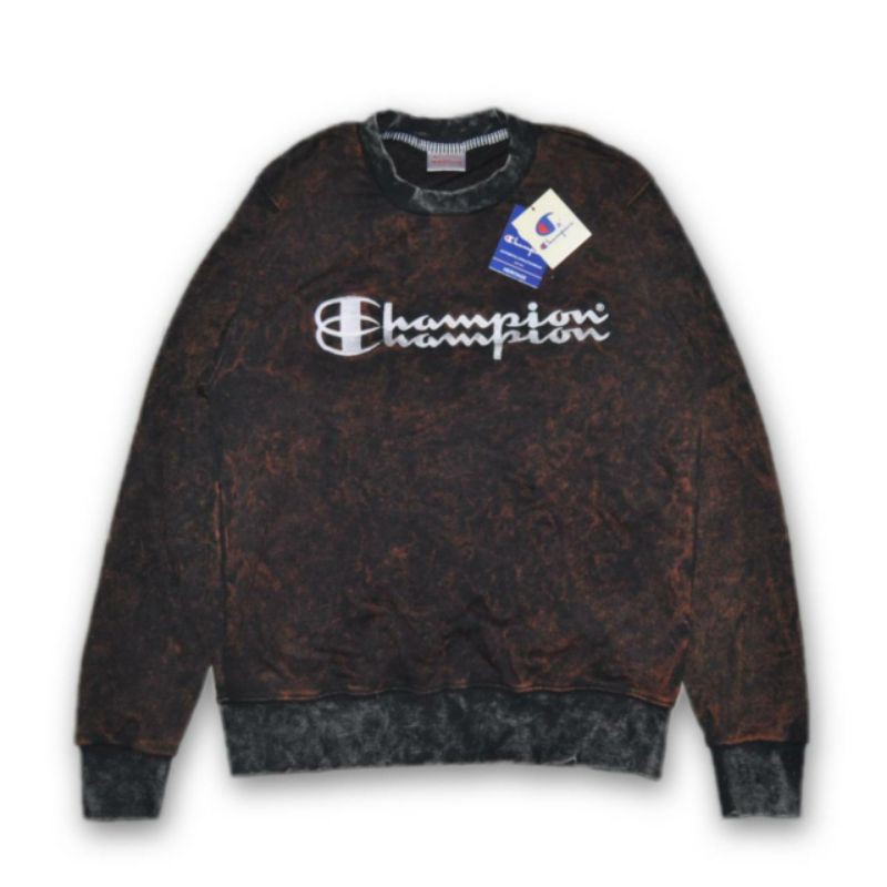 CREWNECK CHAMPION HITAM