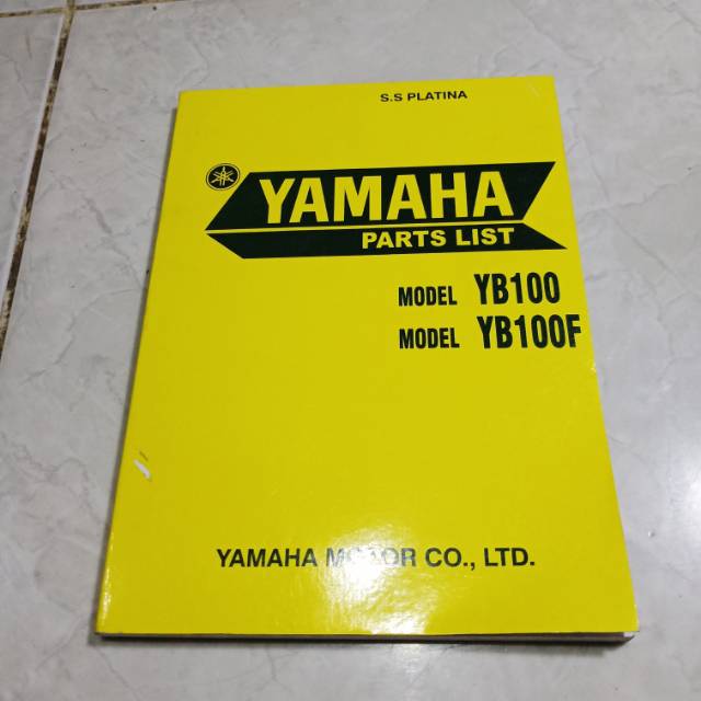 Jual Buku Part Catalog Yamaha YB 100 | Shopee Indonesia