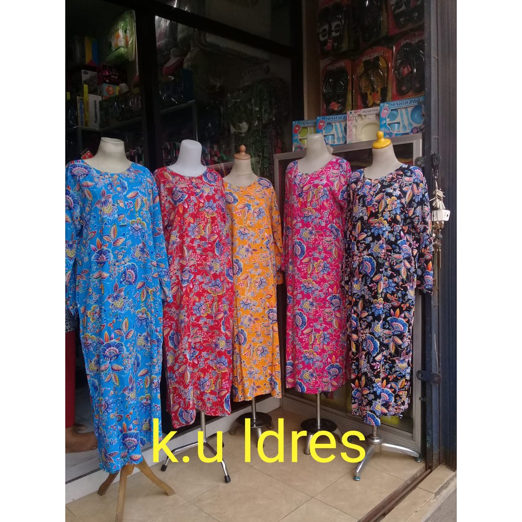 Daster tangan panjang kencana ungu