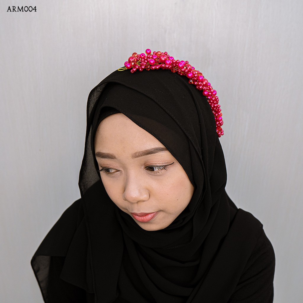 [READY STOCK] CROWN WEDDING HIJAB AKSESORIS BRIDAL PENGANTIN MODERN ARM004