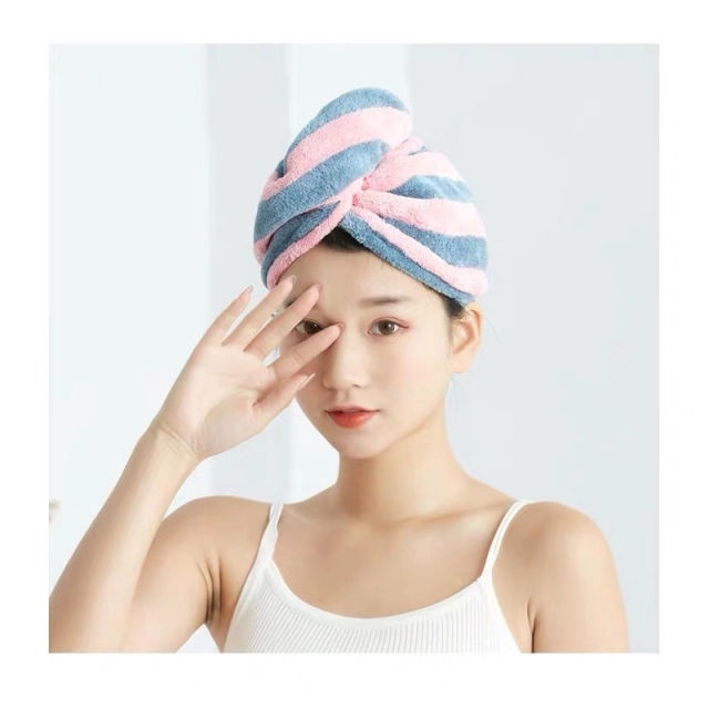 Handuk pengering rambut IMPORT/MAGIC SHOWER CAP/ hair drying cap magic handuk rambut MERESAP/HANDUK KERAMAS