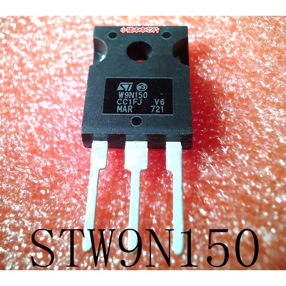 2pcs Ic W9N150 9N150 STW9N150 TO-247