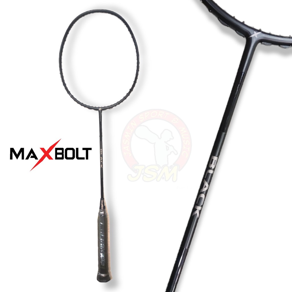 RAKET BADMINTON MAXBOLT BLACK ORIGINAL
