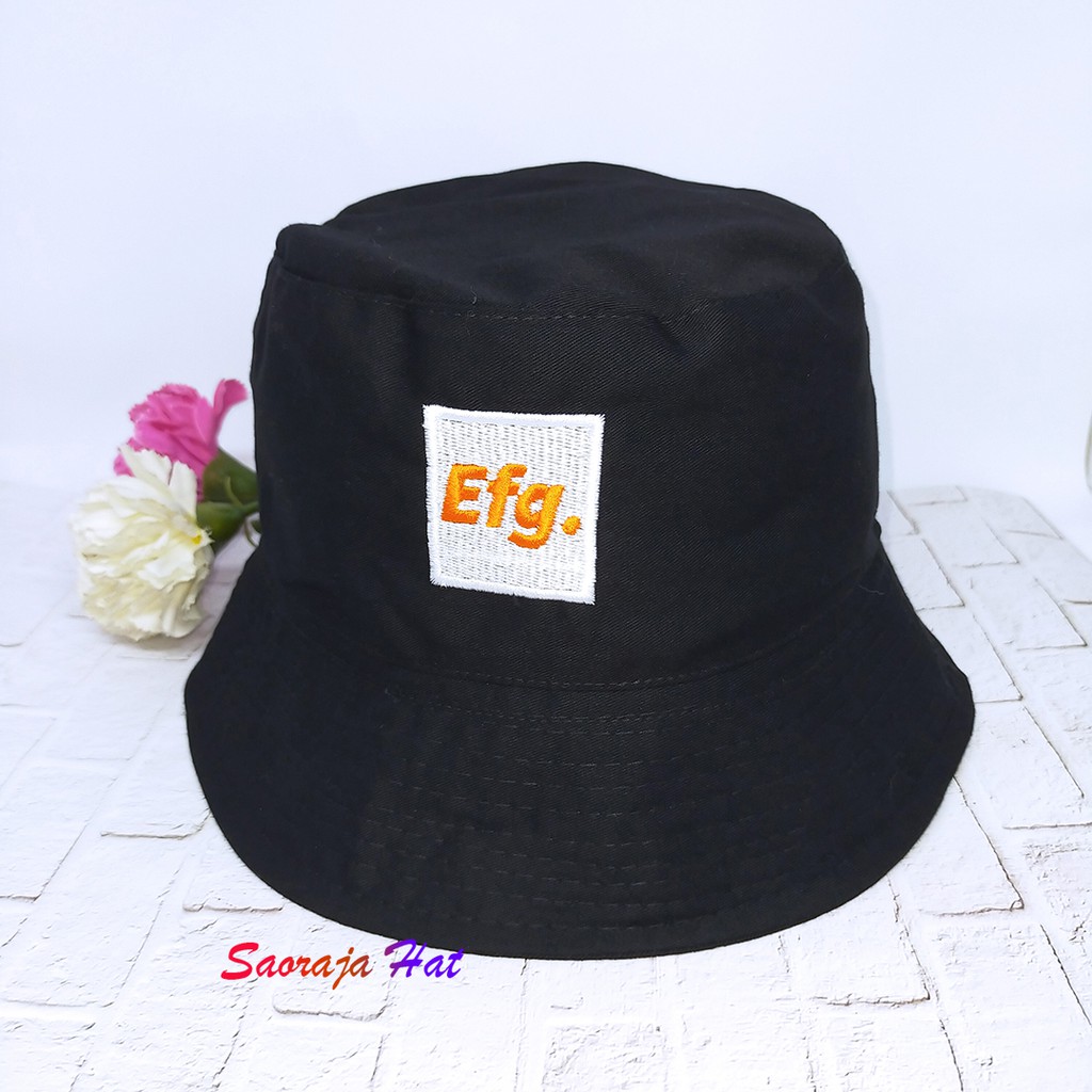 TOPI BUCKET HAT BORDIR / BUCKET LIST HIGH QUALITY