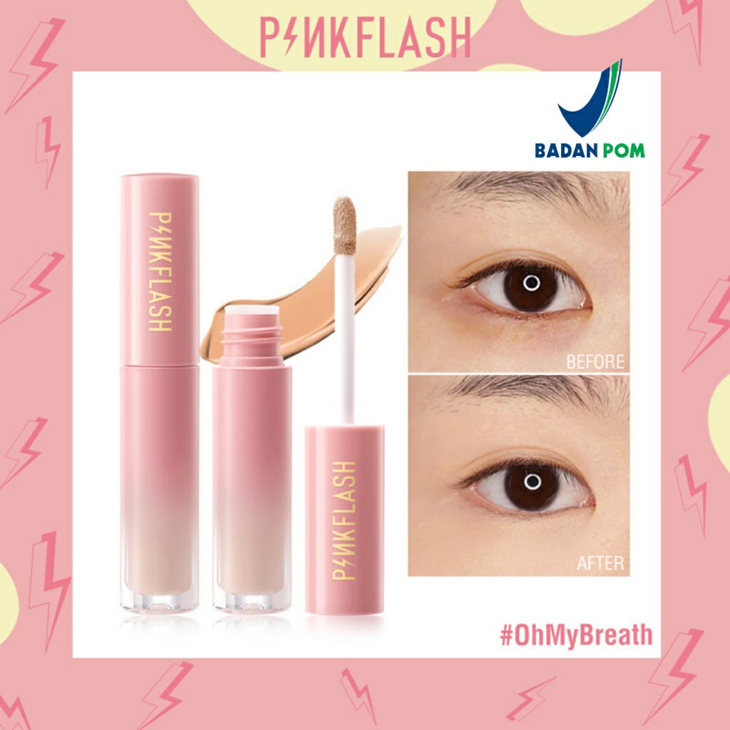 ❤️ Rede ❤️ PINKFLASH Lasting Matte Lasting Matte Concealer Tahan Air PINKFLASH Foundation & Conceale