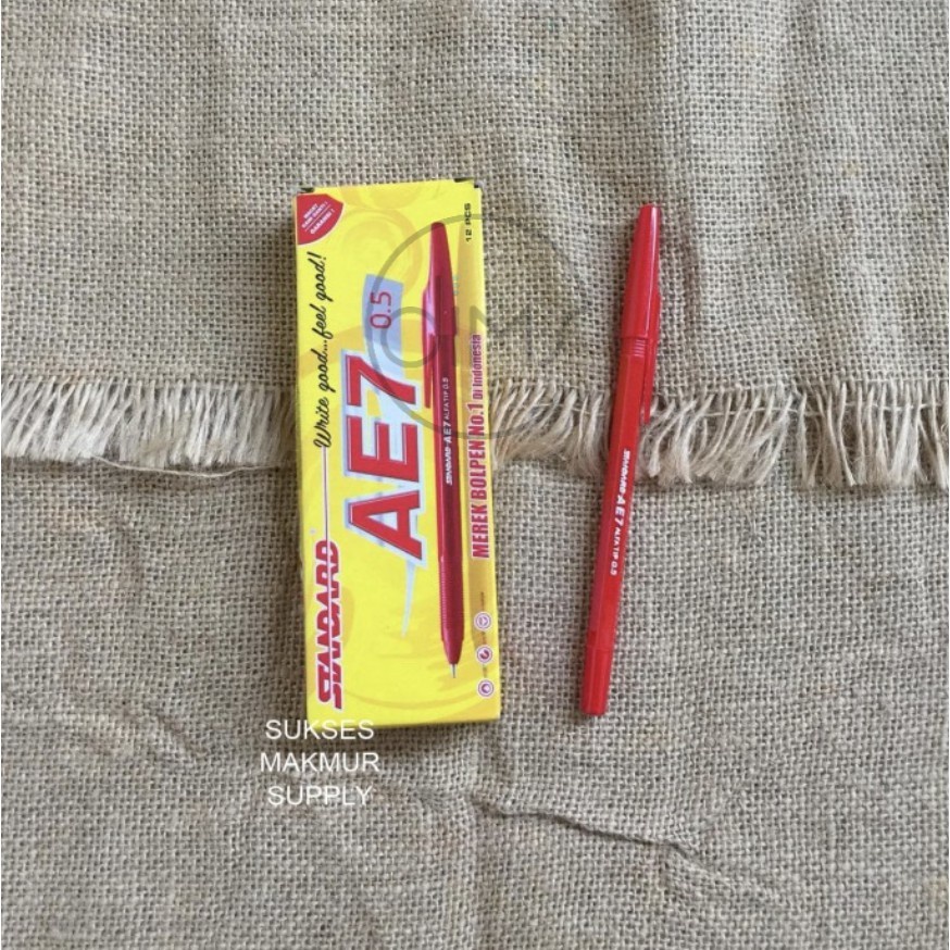 

Pulpen/Pen Standard AE7 - Merah