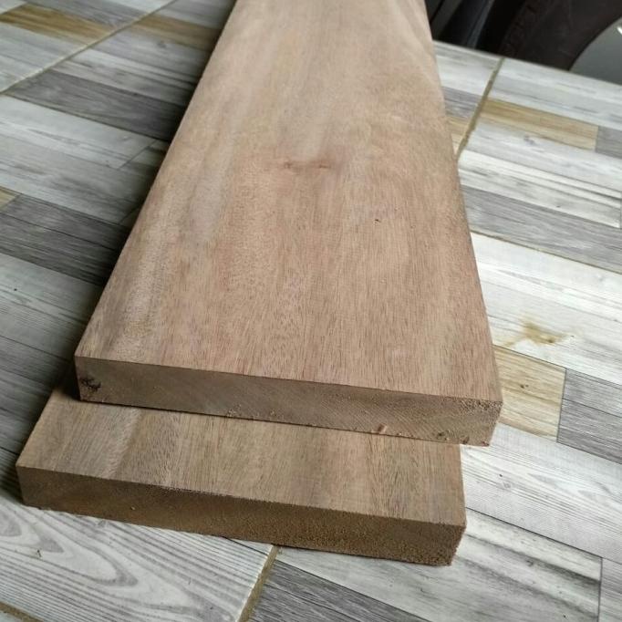 Diskon papan kayu bayur jati 60cm tebal 3cm ambalan kayu Diskon