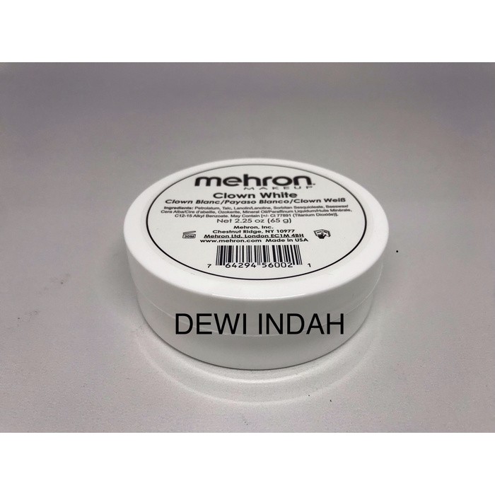 promo Mehron Clown White 65gr amanah
