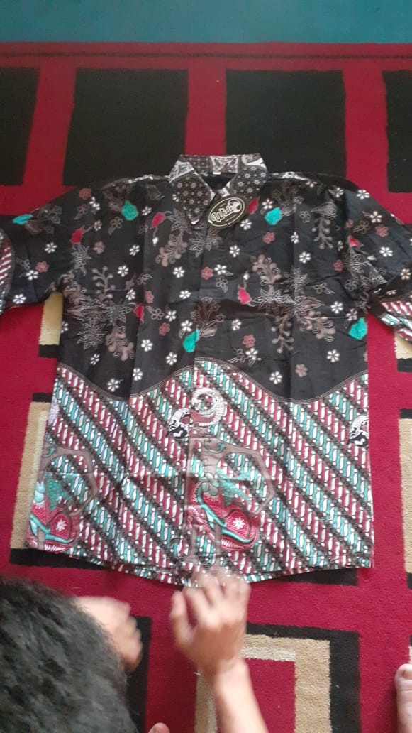 Kemaja Batik Pria Lengan Panjang Murah Size M L Xl Xxl Slim Fit