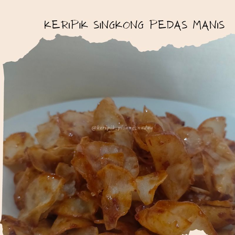 

Keripik Singkong Pedas Manis 500 gr