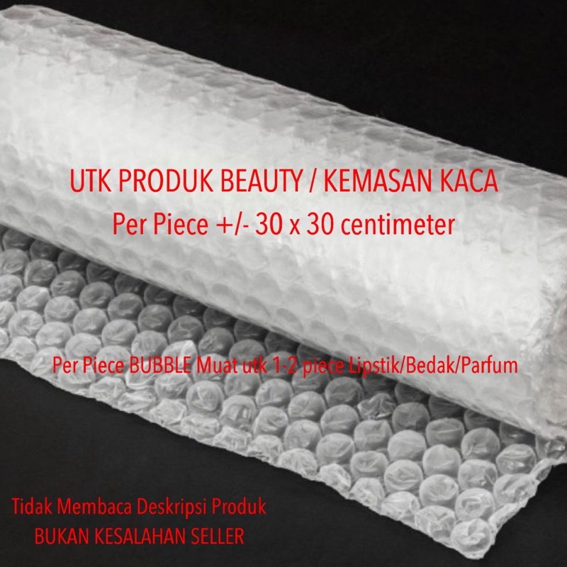 DESKRIPSI + FOTO PRODUK DIBACA ❤ jselectiv ❤ EXTRA BUBBLE WRAP - Size M (30x30cm per Piece)