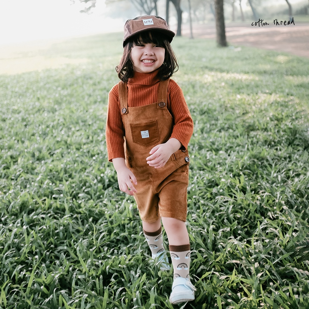 Overall Corduroy ( Short)  - Cotton Thread