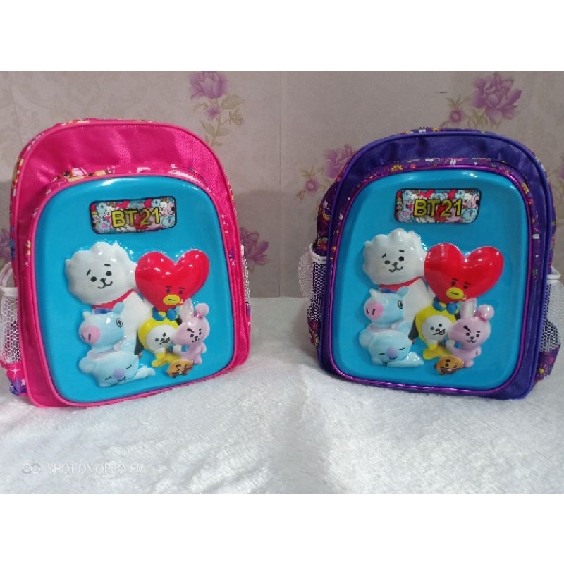 tas ransel LED BTS/tas anak sekolah/tas SD dan TK/tas perempuan