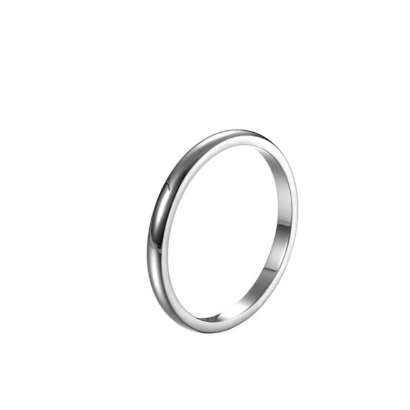 Cincin Polos Ring Titanium Simple Termurah N17092103