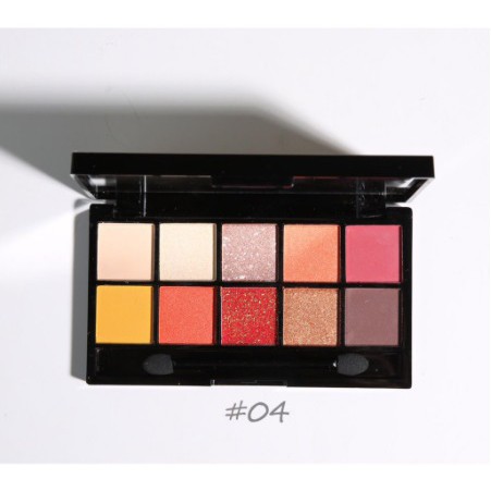 lameila eyeshadow 10 color casing gliter mewah pigmentted lameila eyeshadow perona mata cjr 5055