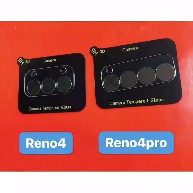 Oppo Reno 4 / Reno4 Pro Anti Gores Camera Full 3D Temper Glass Kamera Screen Guard Reno4 Reno 4Pro