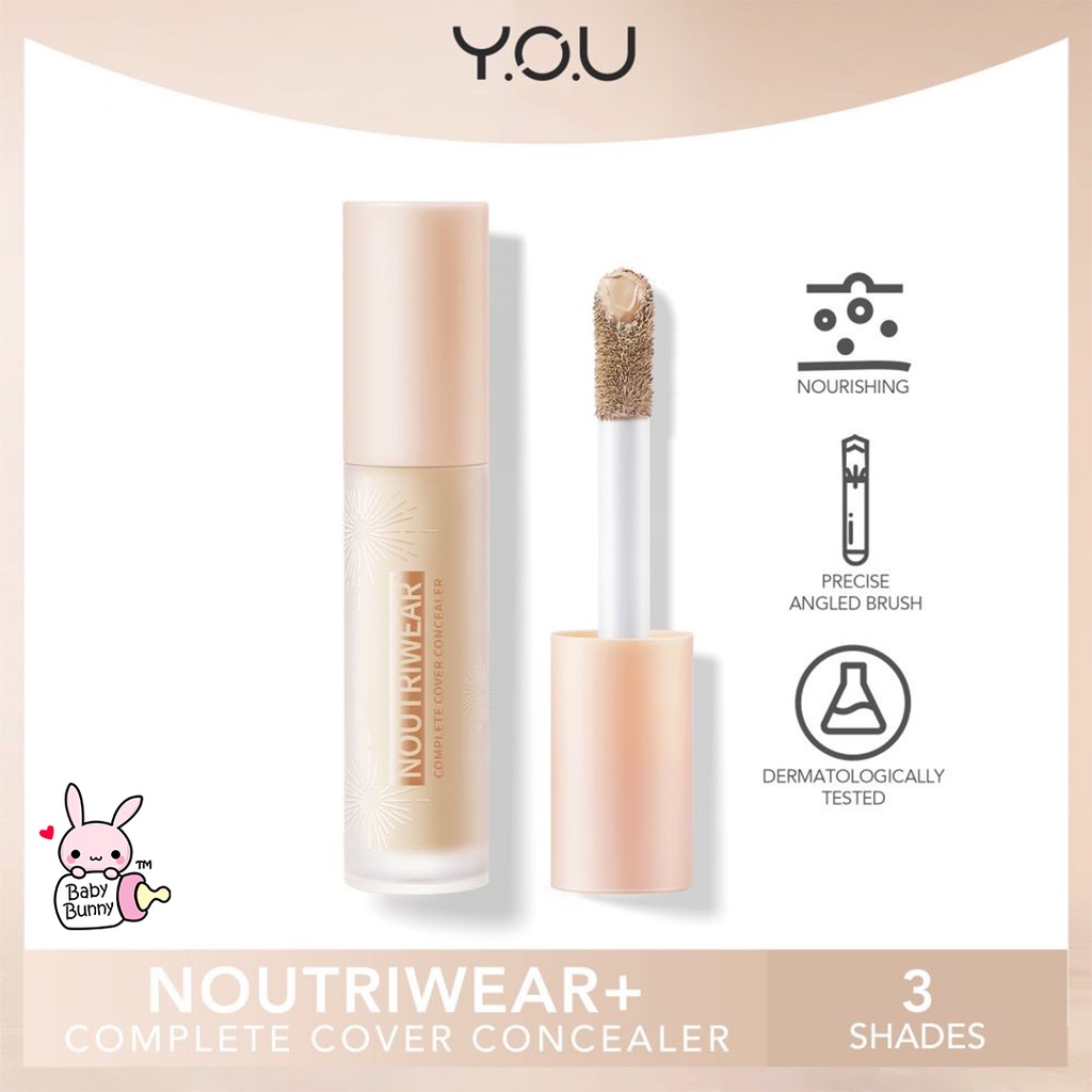 ❤ BELIA ❤ YOU Noutriwear Complete Cover Concealer Corrector | Y.O.U Beauty | BPOM