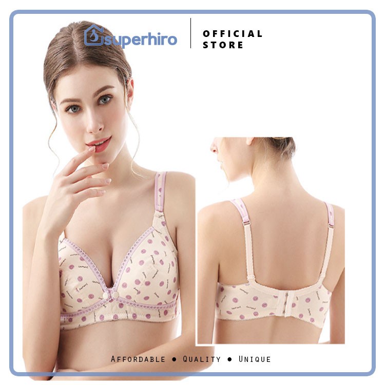 BH Bra Menyusui Premium Maternity Nursing Bra Push Up Tanpa Kawat