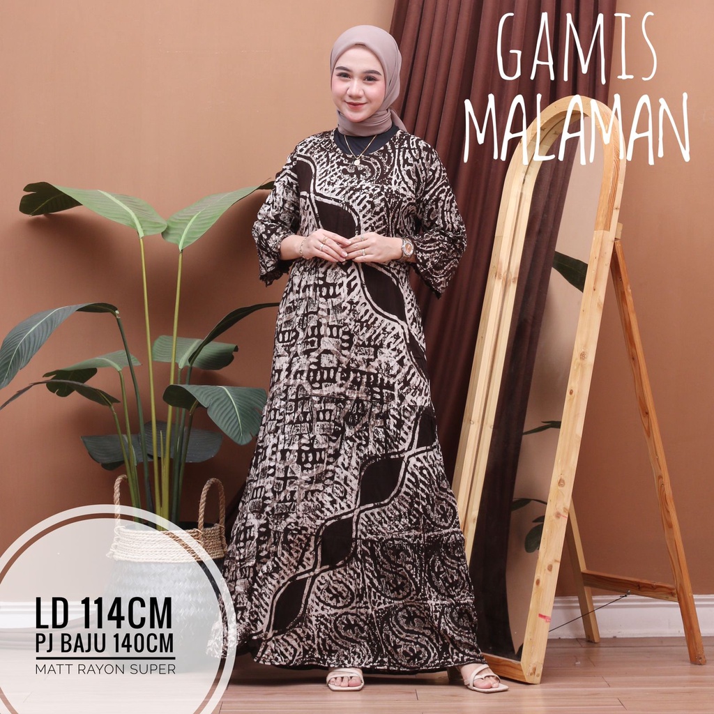 Gamis rayon madong gamis busui rayon malaman