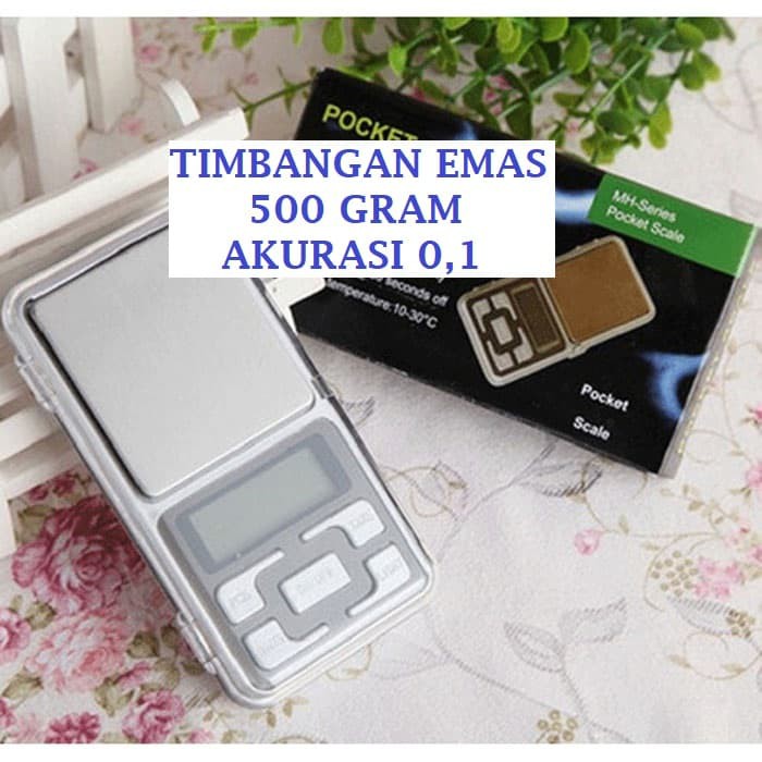 [110 GRAM] Timbangan Analitik Penelitian POCKET SCALE Akurasi Tinggi 0.1 gram Kapasitas 500g