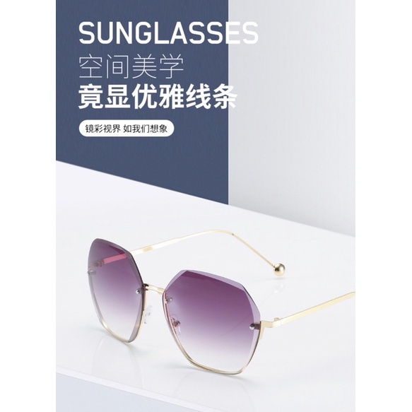 Kacamata【20】ins retro fashion men and women sunglasses