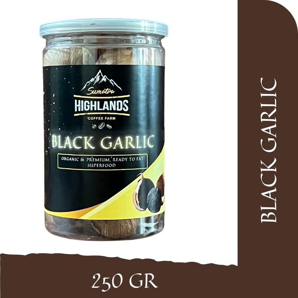 

BLACK GARLIC 250 GR ORGANIC - SINGLE CLOVE.