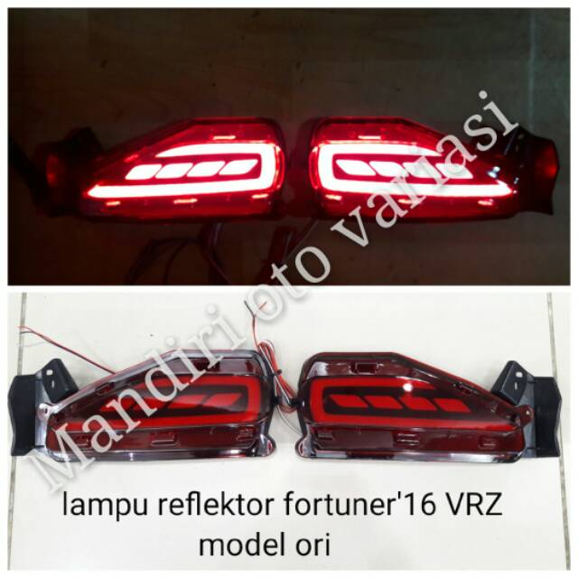 Lampu reflektor bumper toyota all new fortuner 2016 VRZ lampu reflektor variasi eksterior mobil