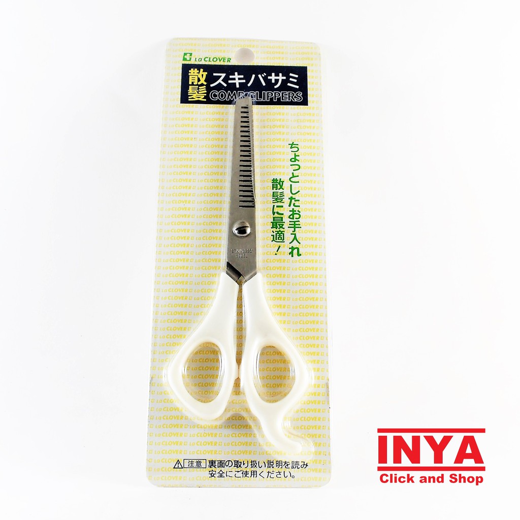 GUNTING SASAK  LA CLOVER JAPAN  Stainless 8cm deep cutting blade scissor (sasak)