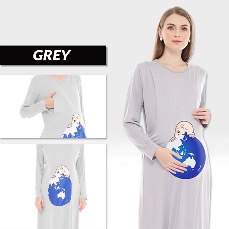 Dress Mamycloth / Baby Peeking The Earth / Original Mamycloth