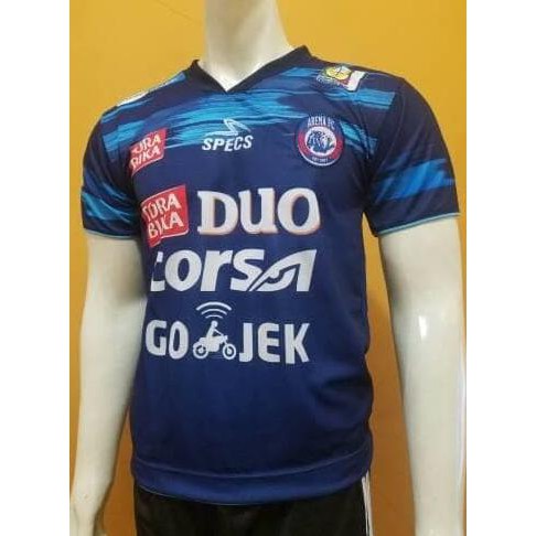 Jersey Baju Arema Home 17/18 Grade Ori Lokal Liga 1 Gojek Traveloka